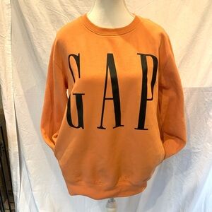GAP Bold Orange Crewneck Sweater